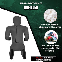 Load image into Gallery viewer, MMA Grappling Dummy -Brazilian Jiu Jitsu Dummy Wrestling Grappling BJJ Dummy, Judo Punching Bag Throwing Dummy for Karate, Boxing Training Gray-UNFILLED