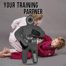 Load image into Gallery viewer, MMA Grappling Dummy- Punching Bag for Kids Wrestling BJJ Judo Karate Throwing Self Defense Boxing Brazilian Jiu Jitsu Dummies - UNFILLED