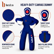 Load image into Gallery viewer, Bestzo MMA Grappling Dummy- Brazillian Jiu Jitsu Kick Boxing Training, Wrestling Dummy Boxing Equipment for Training- Unfilled