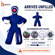 Load image into Gallery viewer, Bestzo MMA Grappling Dummy- Brazillian Jiu Jitsu Kick Boxing Training, Wrestling Dummy Boxing Equipment for Training- Unfilled