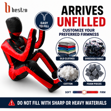 Load image into Gallery viewer, MMA Grappling Dummy, Handmade BJJ Wrestling Dummy Judo Punching Bag Brazilian JIU Jitsu Submission Self Defense- Vinyl 170cm Unfilled