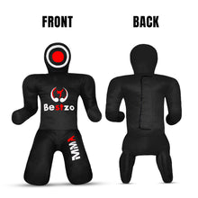 Load image into Gallery viewer, MMA Grappling Dummy -Brazilian Jiu Jitsu Dummy Wrestling Grappling BJJ Dummy, Judo Punching Bag Throwing Dummy for Karate, Boxing Training Black-UNFILLED