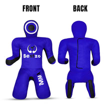 Load image into Gallery viewer, MMA Grappling Dummy -Brazilian Jiu Jitsu Dummy Wrestling Grappling BJJ Dummy, Judo Punching Bag Throwing Dummy for Karate, Boxing Training Blue-UNFILLED