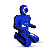 Load image into Gallery viewer, MMA Grappling Dummy -Brazilian Jiu Jitsu Dummy Wrestling Grappling BJJ Dummy, Judo Punching Bag Throwing Dummy for Karate, Boxing Training Blue-UNFILLED