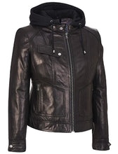 Load image into Gallery viewer, Bestzo Women's Fashion Real Leather Jacket High Quality Jacket