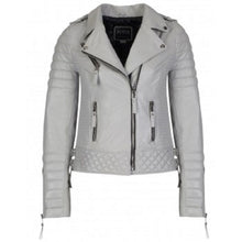 Load image into Gallery viewer, Bestzo Women's Fashion Real Leather Jacket High Quality Jacket