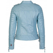 Load image into Gallery viewer, Bestzo Women's Fashion Real Leather Jacket High Quality Jacket