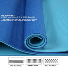 Load image into Gallery viewer, Bestzo HPE Yoga Mats-72"x 24" Extra Thick 1/4" Exercise and Workout Mat for Yoga Fitness, New Material HPE Exercise Mat ( Carrying Strap)