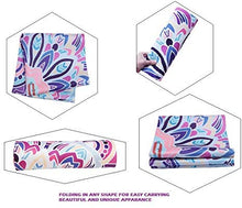 Load image into Gallery viewer, BESTZO Travel Yoga Mat-Sweat Absorbent Anti Slip Portable 1/16' Ultra Thin Folding Mat for Yoga Pilates Exercise (Carrying Bag)