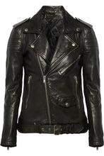 Load image into Gallery viewer, Bestzo Women's Fashion Real Leather Jacket High Quality Jacket