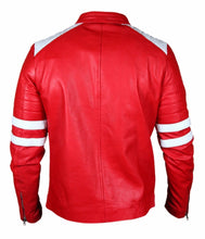 Load image into Gallery viewer, Bestzo Men’s Fashion Fight Man Club Leather Jacket