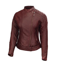 Load image into Gallery viewer, Bestzo Women's Fashion Real Leather Jacket High Quality Jacket