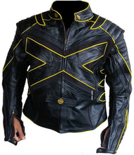 Load image into Gallery viewer, BESTZO Men's Fashion X-Men Wolverine Last Stand Motorcycle Leather Jacket Black
