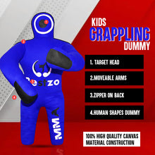 Load image into Gallery viewer, MMA Grappling Dummy- Punching Bag for Kids Wrestling BJJ Judo Karate Throwing Self Defense Boxing Brazilian Jiu Jitsu Dummies - UNFILLED
