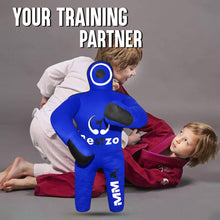 Load image into Gallery viewer, MMA Grappling Dummy- Punching Bag for Kids Wrestling BJJ Judo Karate Throwing Self Defense Boxing Brazilian Jiu Jitsu Dummies - UNFILLED
