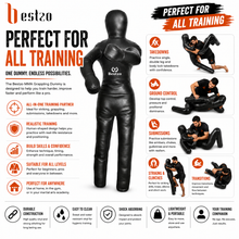 Load image into Gallery viewer, Bestzo MMA Grappling Dummy- Brazillian Jiu Jitsu Kick Boxing Training, Wrestling Dummy Boxing Equipment for Training at Home Unfilled
