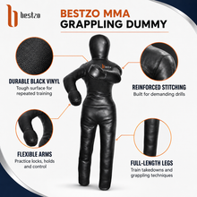Load image into Gallery viewer, Bestzo MMA Grappling Dummy- Brazillian Jiu Jitsu Kick Boxing Training, Wrestling Dummy Boxing Equipment for Training at Home Unfilled
