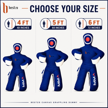 Load image into Gallery viewer, Bestzo MMA Grappling Dummy- Brazillian Jiu Jitsu Kick Boxing Training, Wrestling Dummy Boxing Equipment for Training- Unfilled
