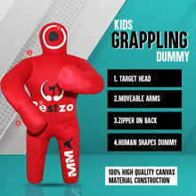 Load image into Gallery viewer, MMA Grappling Dummy- Punching Bag for Kids Wrestling BJJ Judo Karate Throwing Self Defense Boxing Brazilian Jiu Jitsu Dummies - UNFILLED
