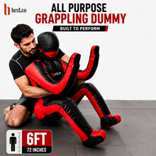 Load image into Gallery viewer, MMA Grappling Dummy, Handmade BJJ Wrestling Dummy Judo Punching Bag Brazilian JIU Jitsu Submission Self Defense- Vinyl 170cm Unfilled
