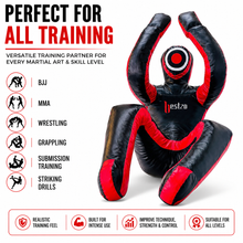 Load image into Gallery viewer, MMA Grappling Dummy, Handmade BJJ Wrestling Dummy Judo Punching Bag Brazilian JIU Jitsu Submission Self Defense- Vinyl 170cm Unfilled
