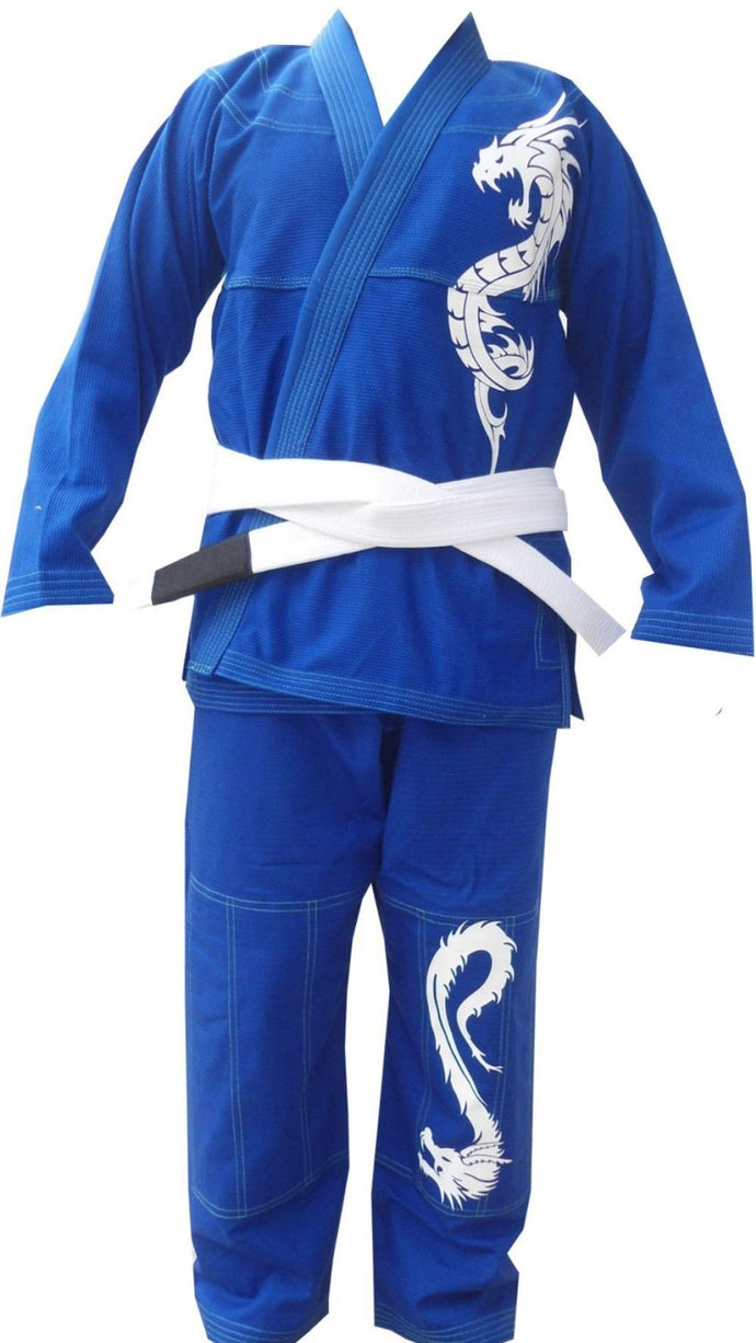 Bestzo MMA Karate Uniform for Kids & Adults Canvas Blue