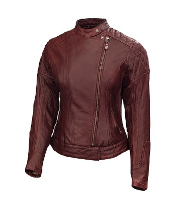 Bestzo Women's Fashion Real Leather Jacket High Quality Jacket