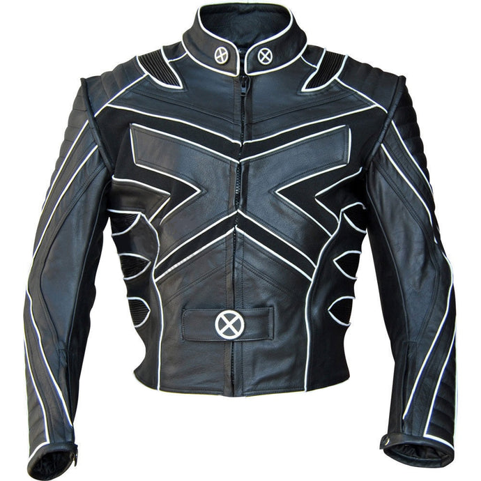 BESTZO Men's Fashion X-Men Wolverine Last Stand Motorcycle Leather Jacket Black